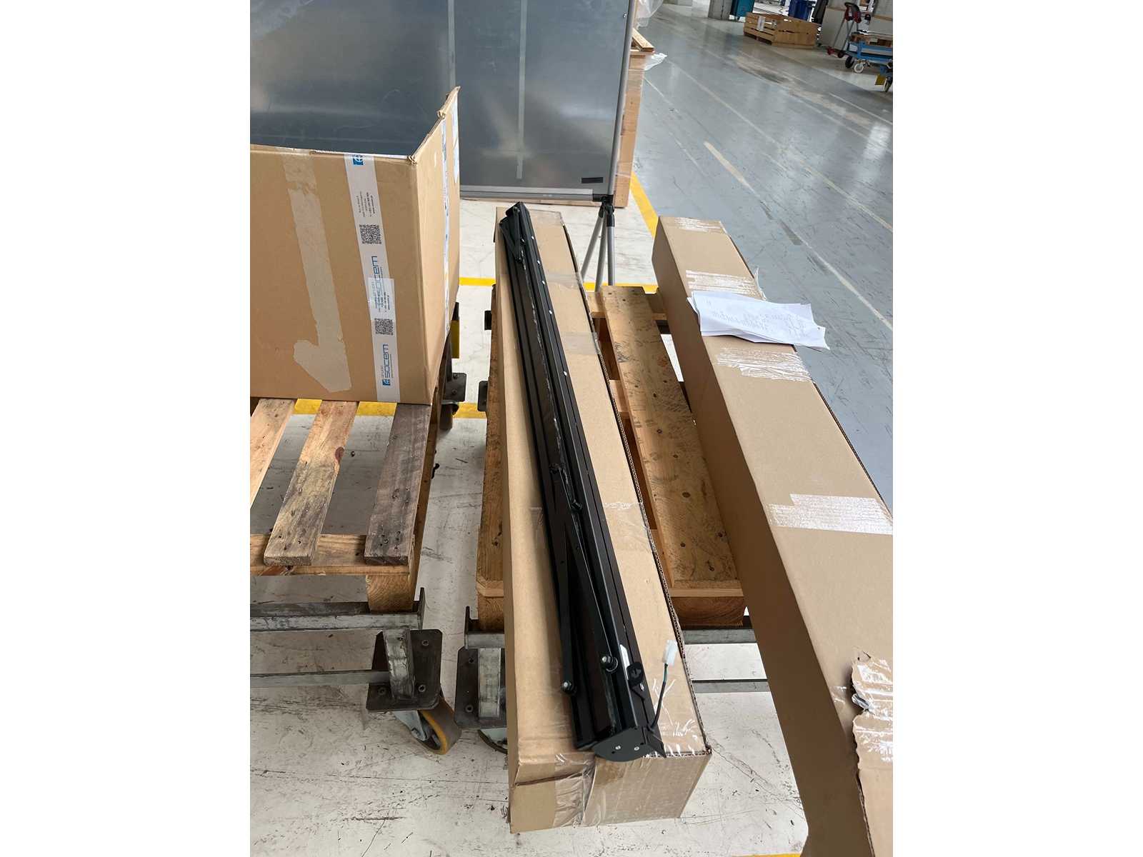 Electric sun visors from AutoMotion Shade Inc for integration into vehicles or special bodies. The Sun Visors are motor-driven and can be conveniently operated via switch/control.