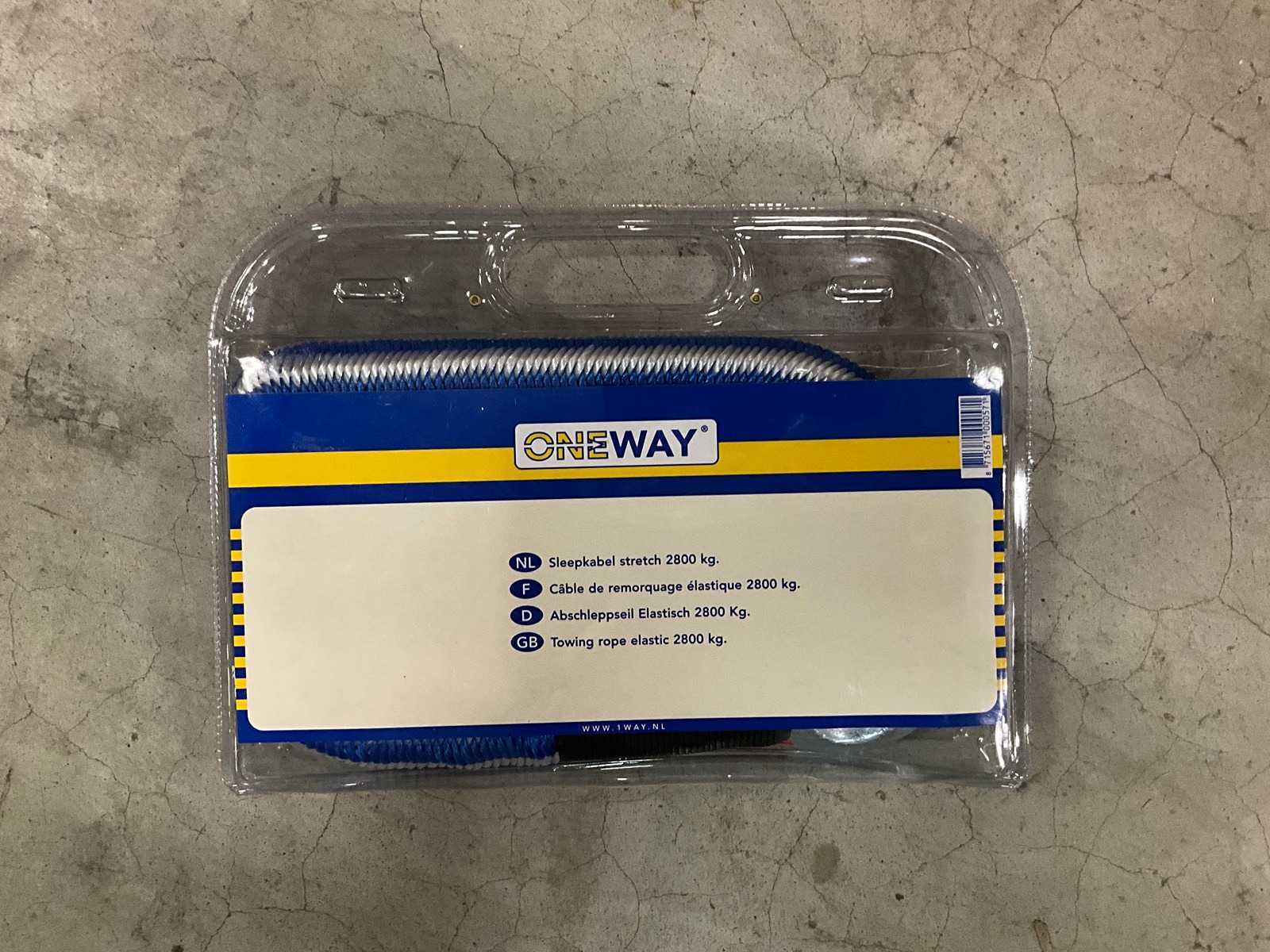 One Way - Stretch-Abschleppseil 2800KG in Blisterverpackung (10x)