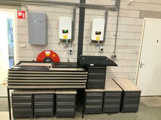 Buropa Bureau met ladekast (7x)