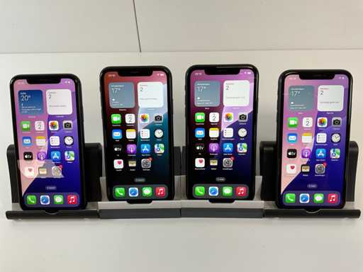 Apple iPhone XR - 64 GB - Black (4x)