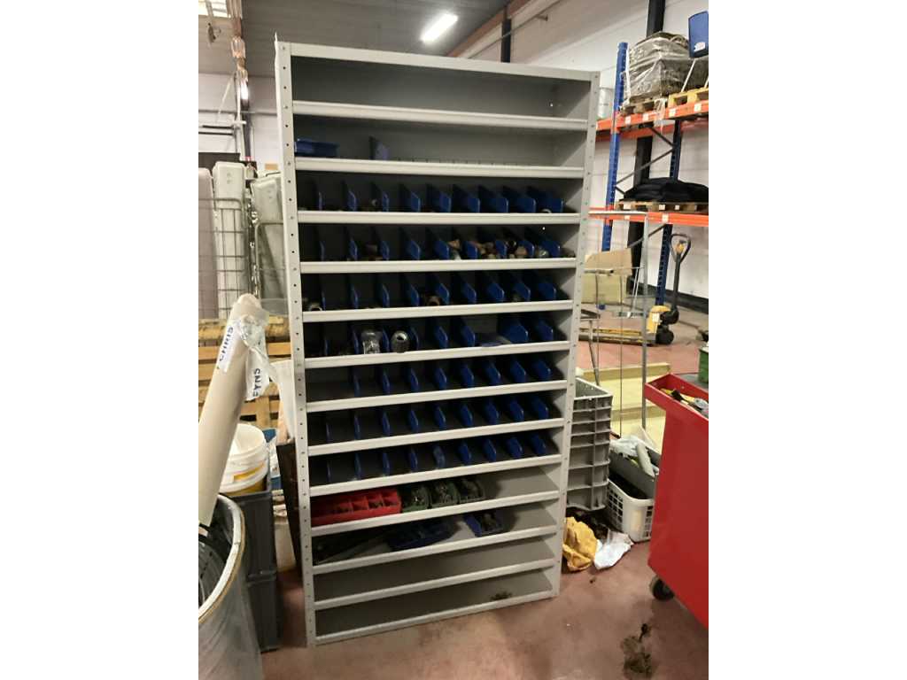Open metal storage cabinet from approx. 100 x 30 x 198 cm high