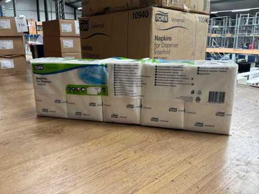 Tork N4 dispenser napkins (approx. 22500x)