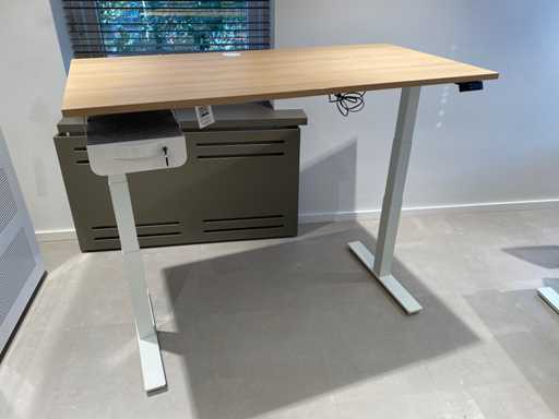 Elektrischer Sitz-Steh-Schreibtisch 160x80 mit Schublade