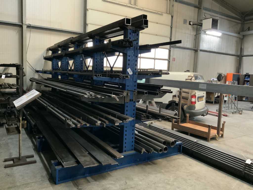 Stock of metal, aluminium and stainless steel