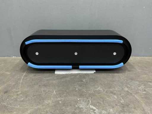 Wave - 1129.306 OVALX - Wall extractor hood 1300 mm - Recirculation