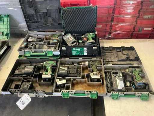 Hitachi Akkuwerkzeuge (6x)