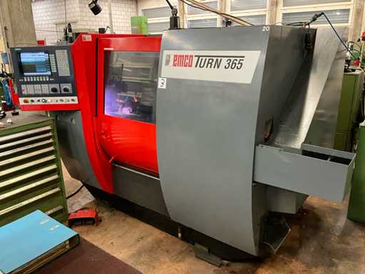 (C-1002) 1997 Emco Turn 365 CNC lathe