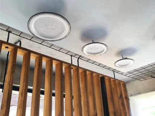 200W 4000K LED OVNI Highbay étanche avec objectif (10x)