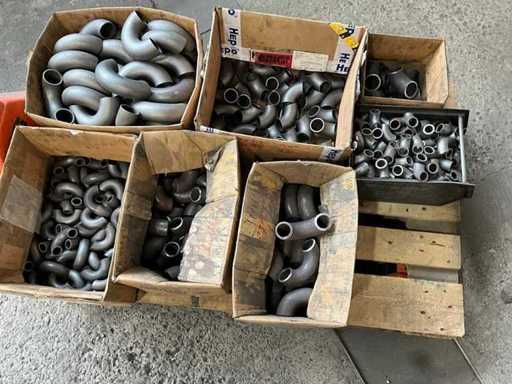 Partia różnych zgięć spawalniczych