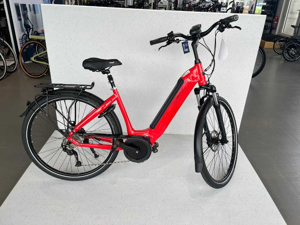 VELODEVILLE AEB890 DAME 55 ALIVIO CITY 400KWH - ROUGE ÉCARLATE