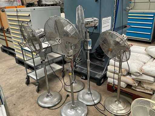Various standing fans (5x)