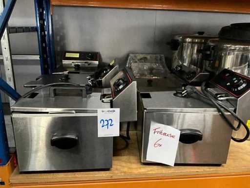 Frytkownica ze stali nierdzewnej Caterchef (6x)