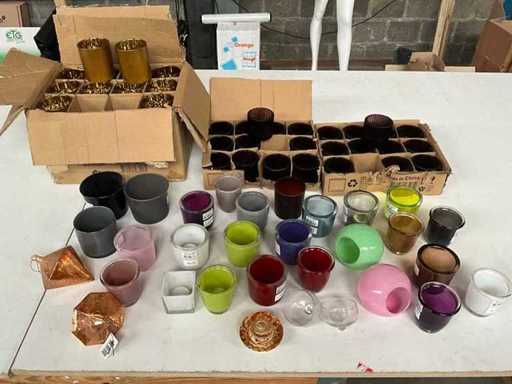 Mescola molte vetrate e vari porta-tea