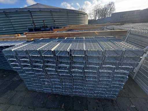 Panneaux de sol en acier galvanisé de 4 tonnes