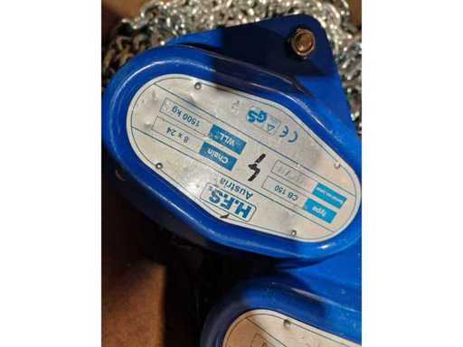 H.F.S. 1,5T Handkettenzüge (4x)