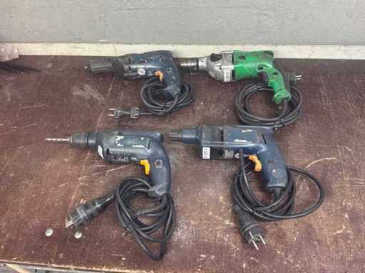 Molta macchina da trapano (4x)