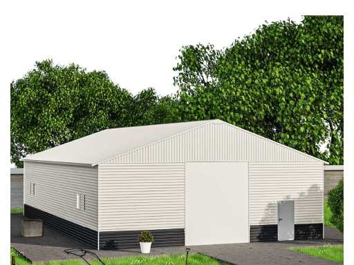 Metal storage shed 25x13 meters (325 m2)