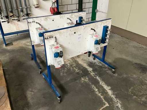 Durchflussverteilungstafel