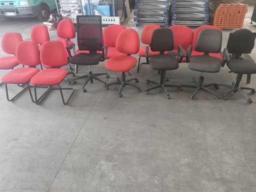   Bureaufauteuils x 16
