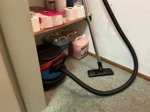 Inhoud schoonmaak ruimte