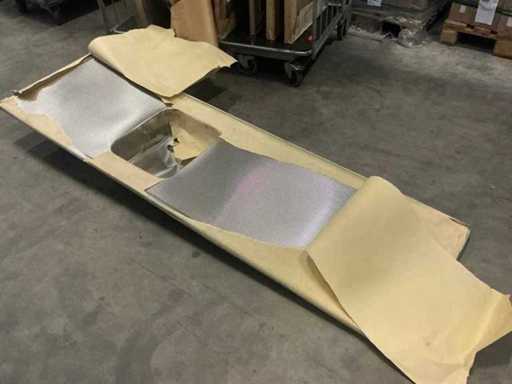 Reginox 211,5x60 cm Edelstahl OAK Links Leaf Waffle