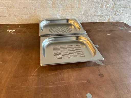 Saro Geperforeerde 1/2 GN bakken (3x)