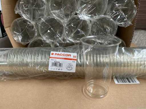 Partij Paccor bekers EU630 PET 500/630ml (SET B) (8000x)