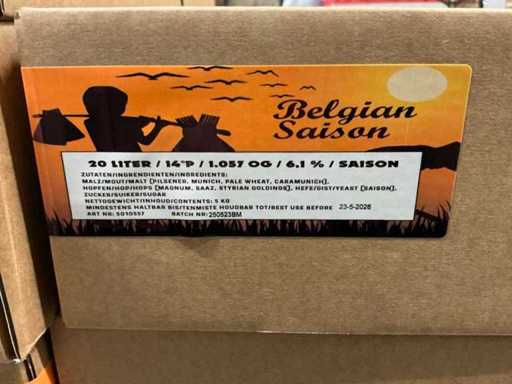 Belgijski Seison Do it self beerkit (32x)