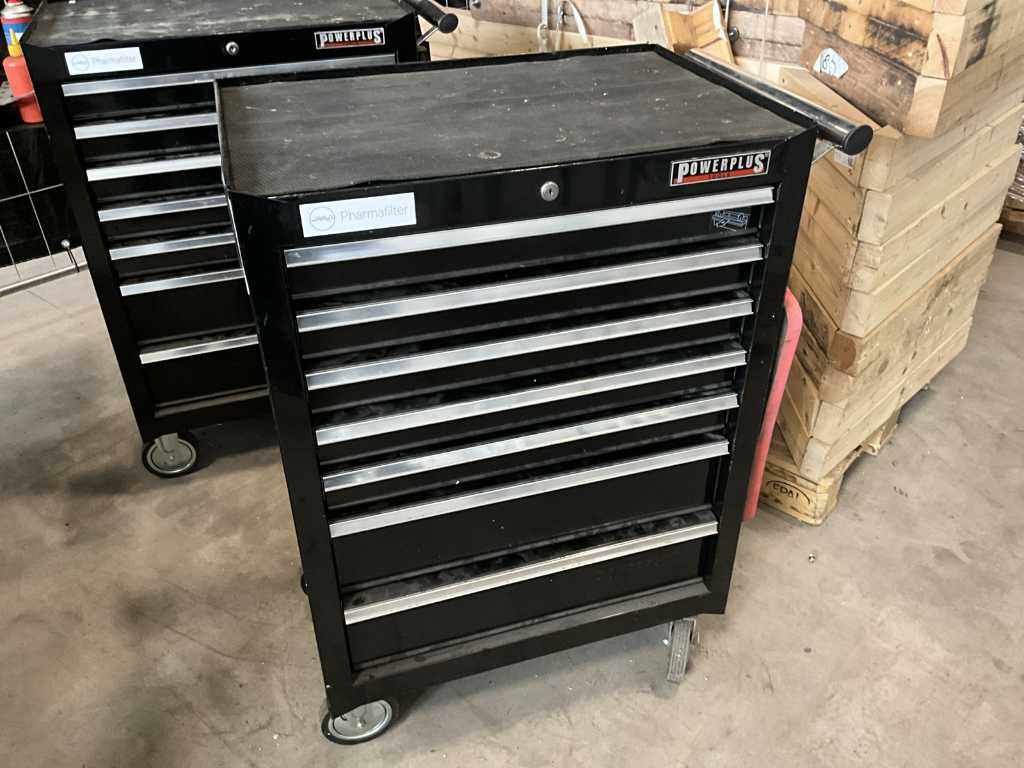 2019 Powerplus Chariot à outils à 7 tiroirs
