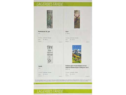 Appendiabiti da parete ARTLAND Remaining Stock - in diverse dimensioni e stampati con diversi motivi