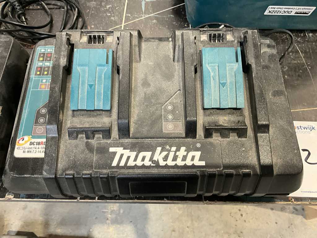 Chargeur de batterie Makita DC18RD (2x)