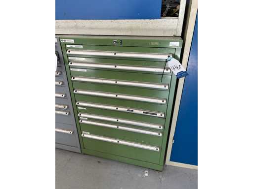 LISTA workshop drawer cabinet with contents