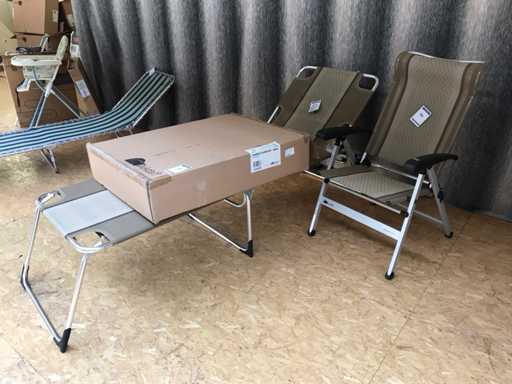 Brancards Dukdalf Flamenco et 1 chaise (2x)