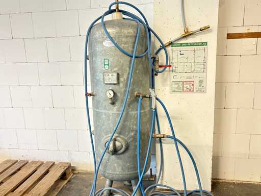 OKS Otto Klein - Compressed air tank – 250 L, 16 bar, galvanized