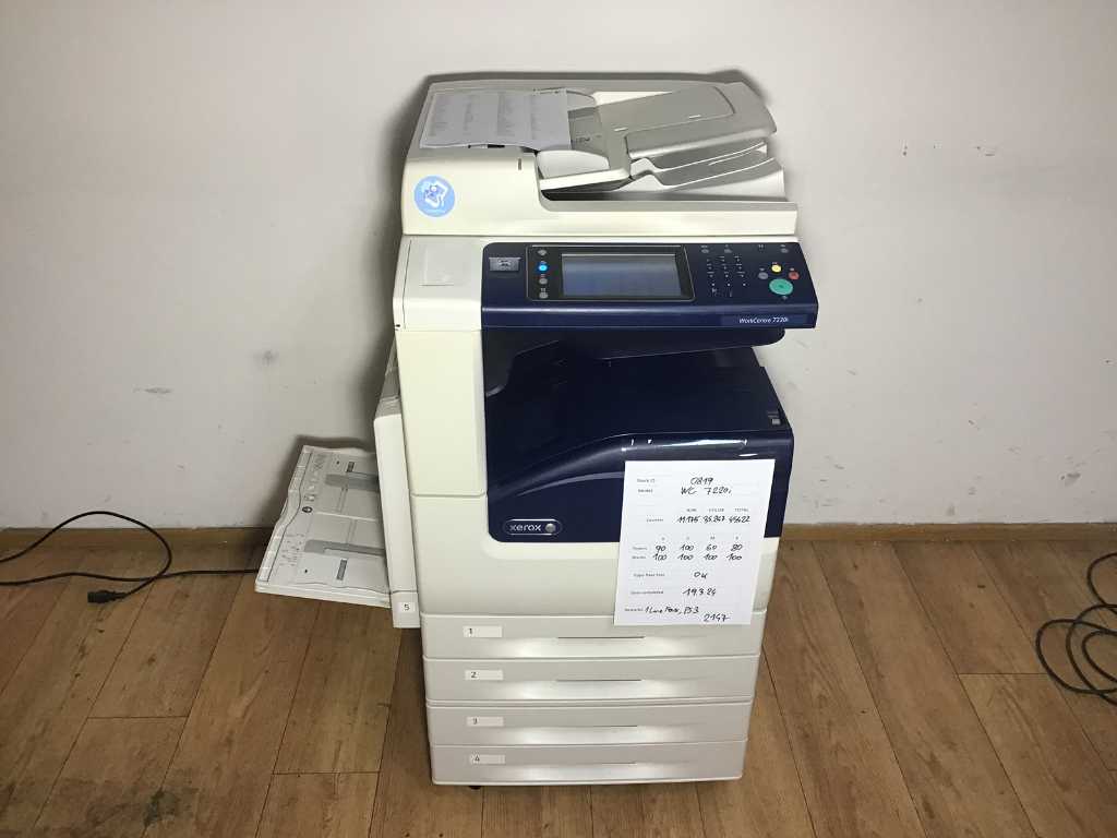 Xerox - 2017 - Puțin folosit, contor foarte mic! - WorkCentre 7220i - Imprimantă multifuncțională