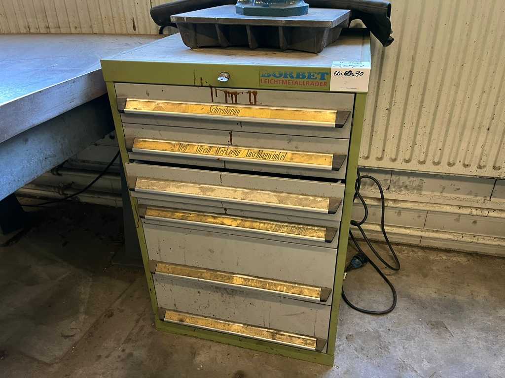 Borbet Drawer cabinet with equipment