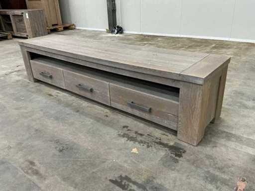 Dębowa szafka TV 46x205,5x46cm