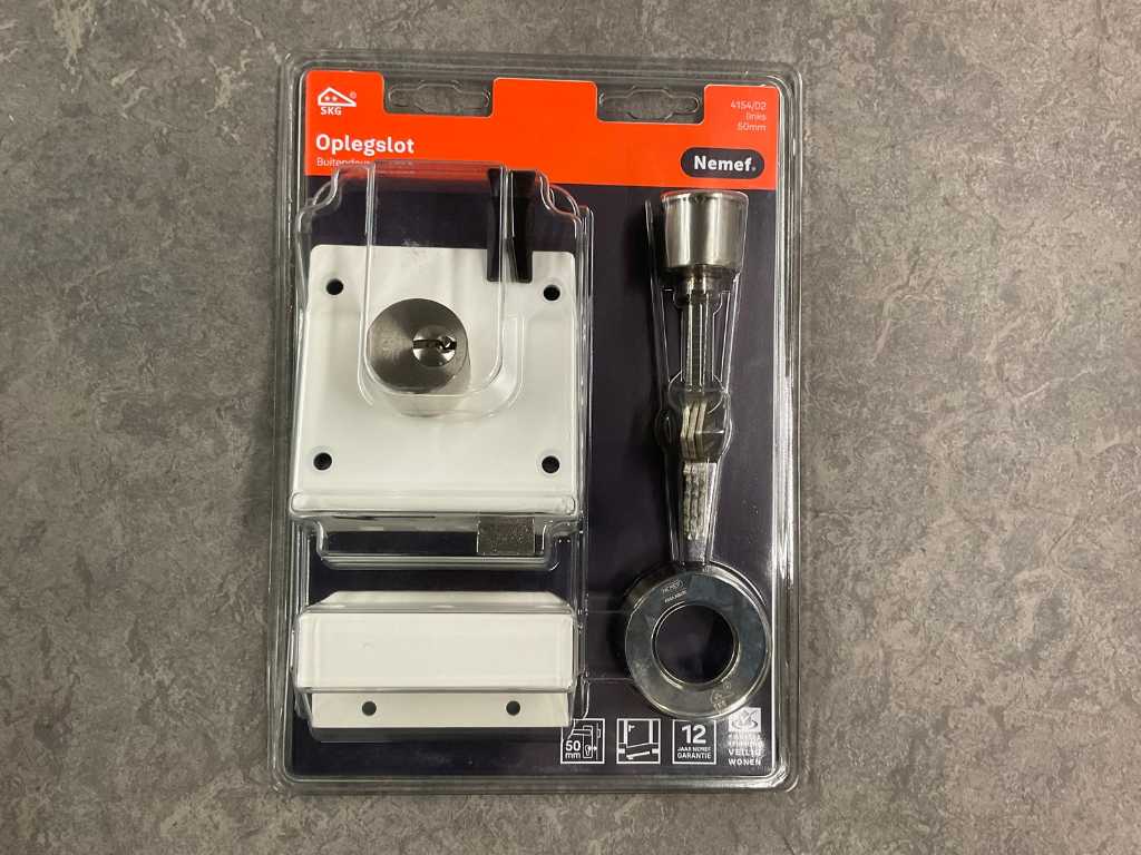 Nemef - safety support lock left 36 mm (2x)
