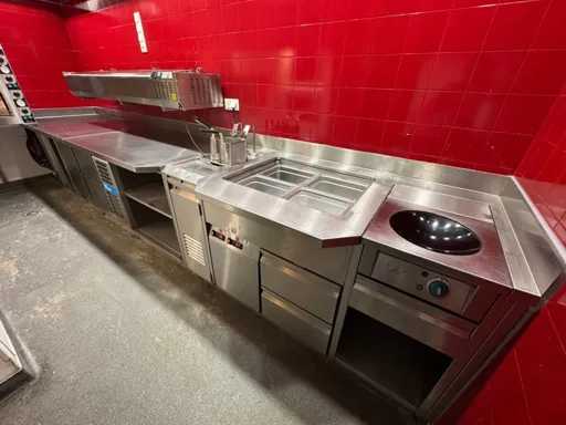 Koelwerkbank en kooklijn (Combinatiekavel 68 t/m 72)