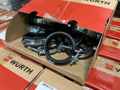 Würth – Rohrschelle 52–56 mm (210 Stück)
