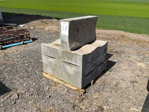 Betonowy kanał odpływowy (7x)