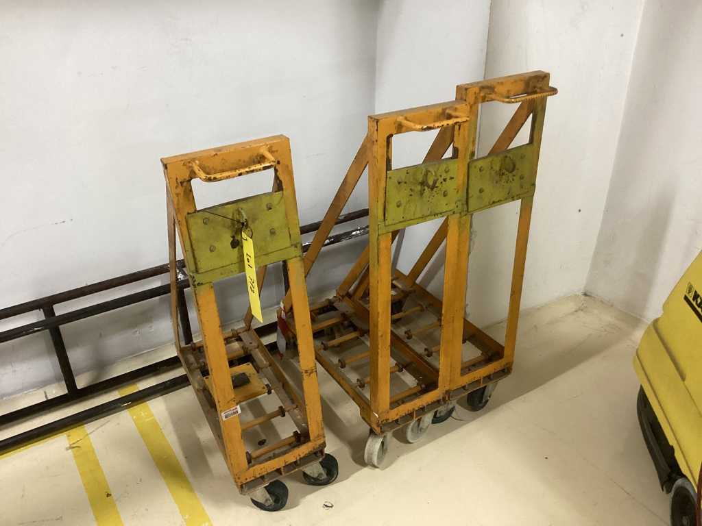 Mobile battery trolley's (3x)