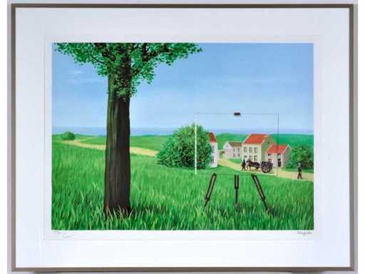 René Magritte - La belle captive - litho