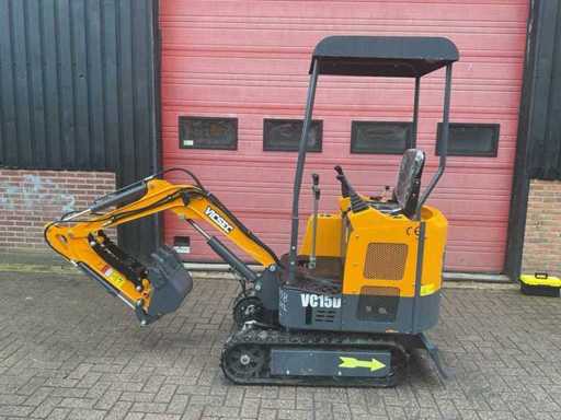 Mini escavatore Vicsec VC15D Giallo/Grigio