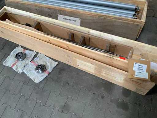 Śruba kulowa DMG Mori DMC 100 duoBlock ze śrubą kulową Z-axis