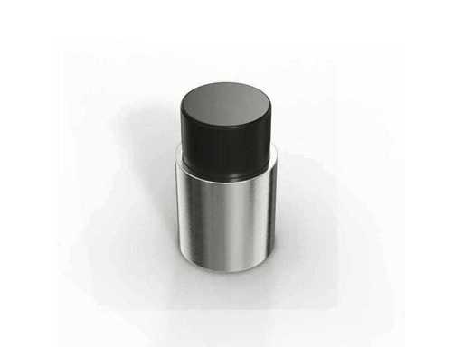 (150x) Stopper - Nickel Dark - Wall Mount 35 mm