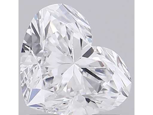 Diamant - 0.90 carat Hart vorm geslepen diamant (gecertificeerd)