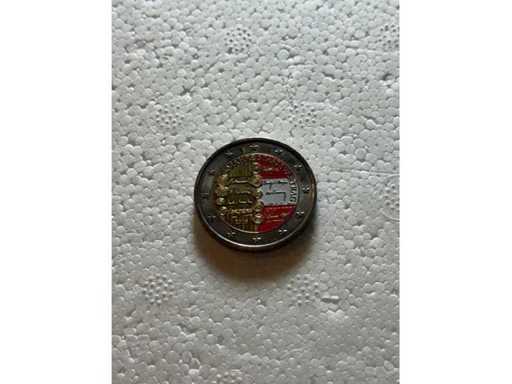 2€ in Farbe Österreich 2005 50 Jahre Staatsvertrag