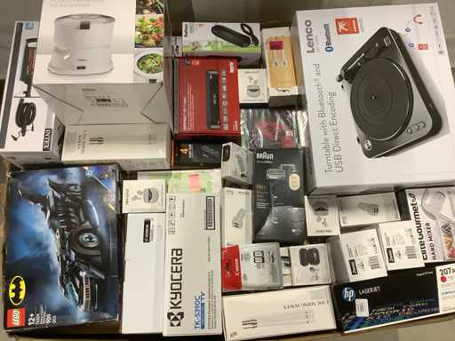 Marchandises de retour de palettes