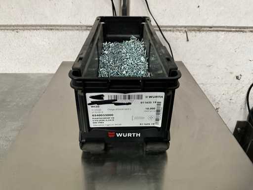 Würth 6.57 kg Countersunk head 3.5 x 19 in stackable container